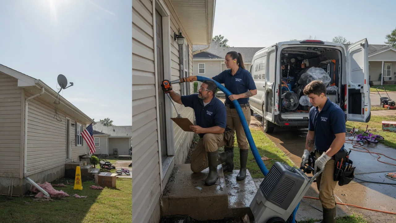 Ceiling Water Damage Restoration in Leonore, IL near me